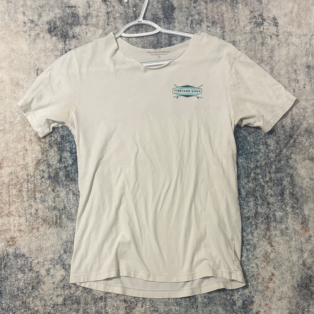 Vineyard Vines Cream Graphic Tee